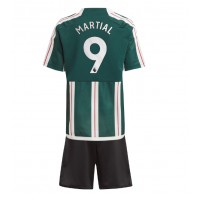 Manchester United Anthony Martial #9 Gostujuci Dres za djecu 2023-24 Kratak Rukav (+ Kratke hlače)